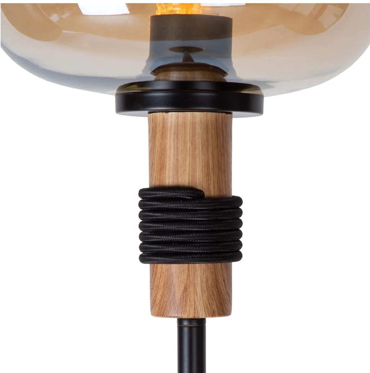 Lucide Ilona Vloerlamp Ø34cm - 1xE27 - Amber
