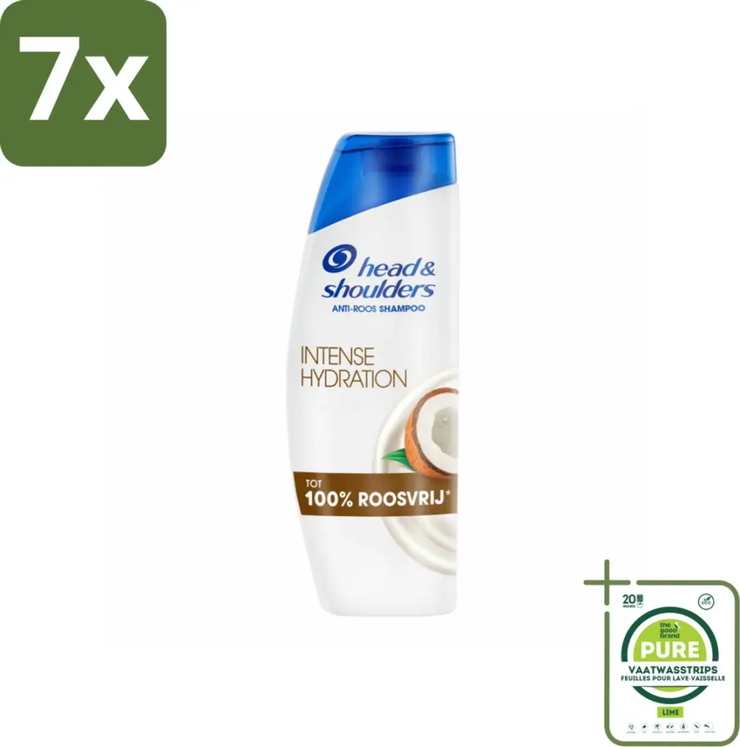 Head & Shoulders Intense Hydration Shampoo 2100ml - 7 Stuks