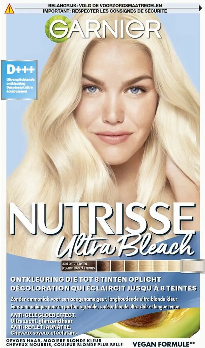 Garnier Nutrisse Ultra Blonde D+++ Haarverf - 3 Stuks