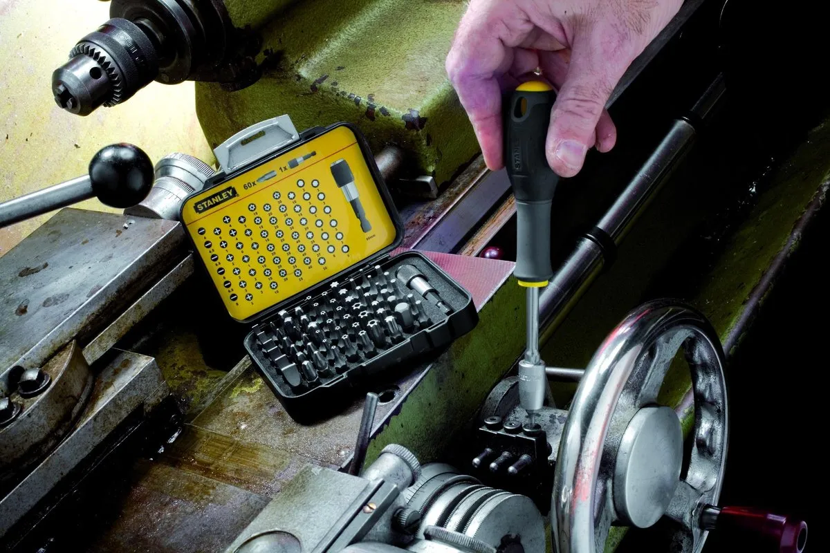 Stanley Bitset Expert Pro 1/4" 61-delig - Geel/Zwart