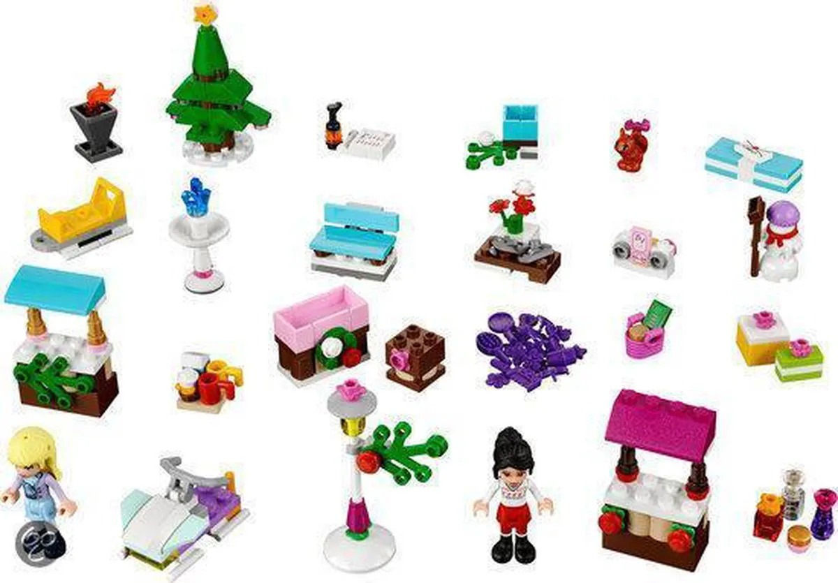 LEGO Friends Adventskalender 2013 41016 - 213 Stukken - Paars