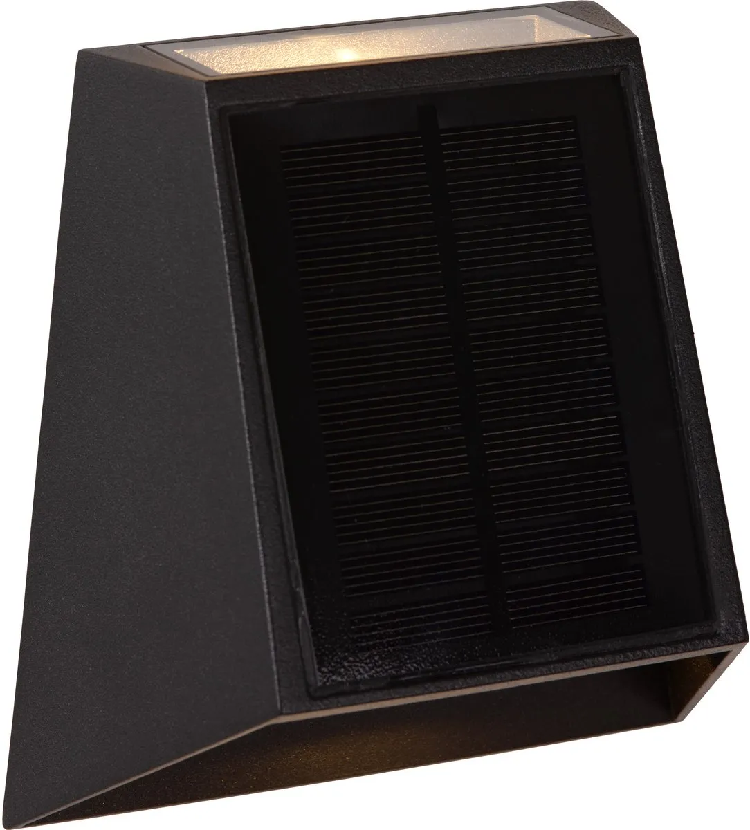 Lucide Luton Wandlamp Zonne-energie 2W - Zwart