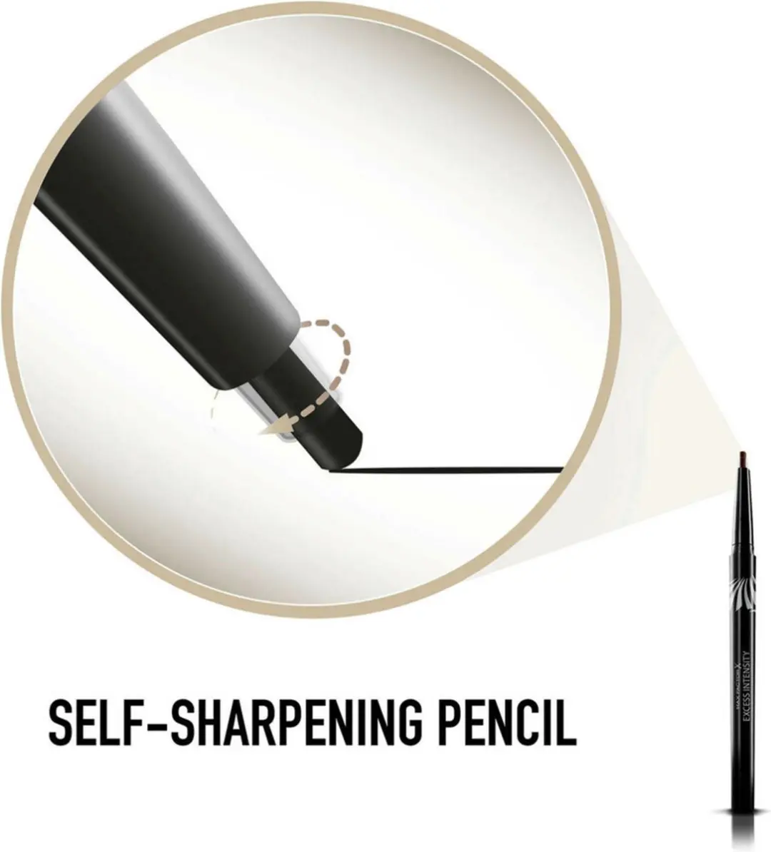 Max Factor Excess Intensity Longwear Eyeliner 006 Bruin - 3.6ml