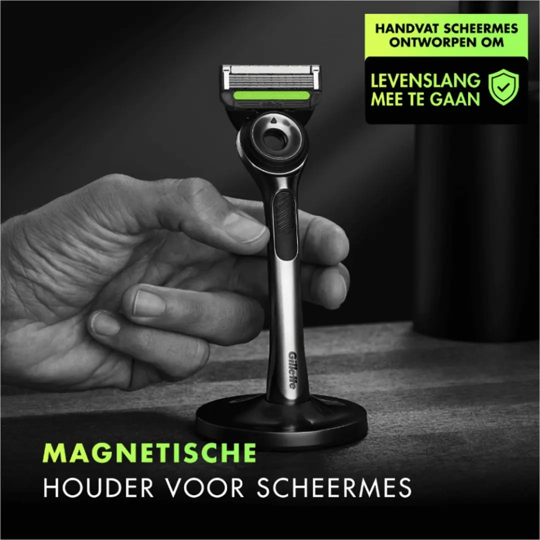 GilletteLabs With Exfoliating Bar Scheermes - Magnetische houder - 20 Stuks
