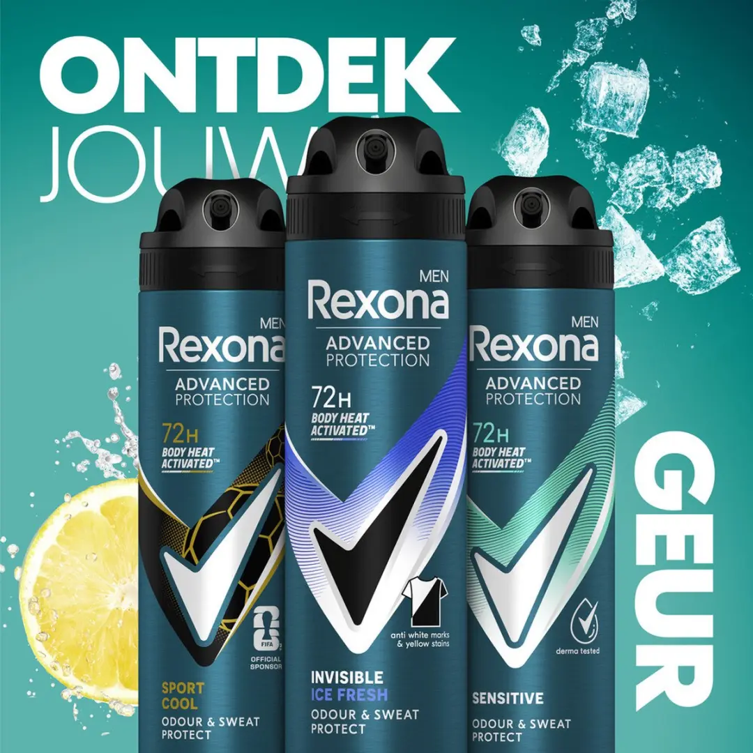 Rexona Men Advanced Protection Invisible Ice Deospray 150ml