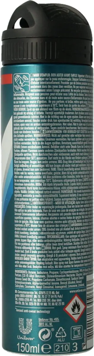 Rexona Men Advanced Protection Invisible Ice Deospray 150ml
