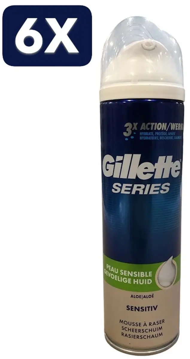Gillette Series Scheerschuim Gevoelige Huid 1500ml