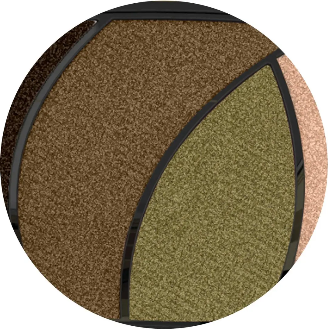 L'Oréal Paris Make-Up Designer Color Riche Les Ombres Quad S6 Jungle Jade - 4 Kleuren
