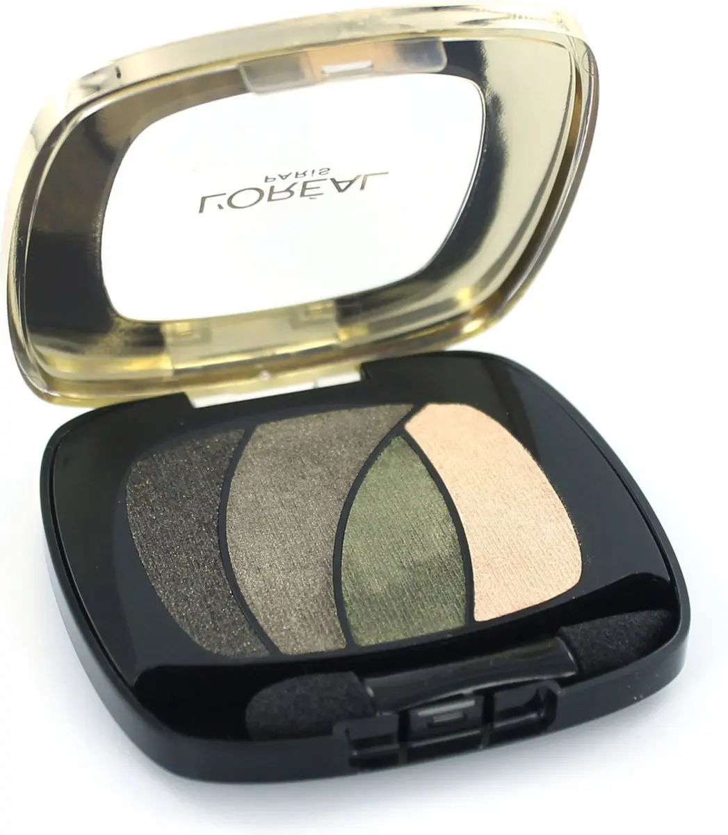 L'Oréal Paris Make-Up Designer Color Riche Les Ombres Quad S6 Jungle Jade - 4 Kleuren