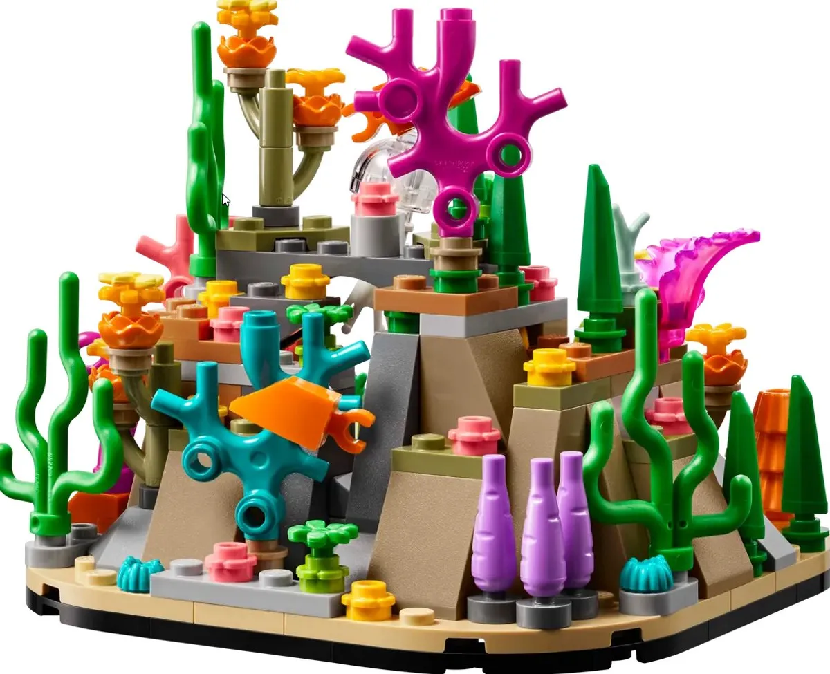LEGO 40783 Koraalrif Diorama - 260 Stukken - Blauw/Geel