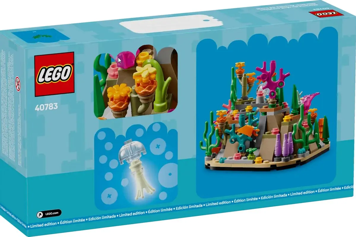 LEGO 40783 Koraalrif Diorama - 260 Stukken - Blauw/Geel