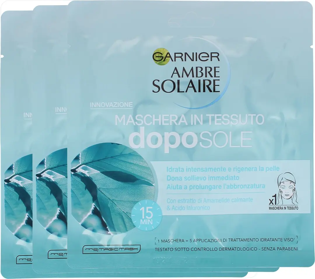 Garnier Ambre Solaire After Sun Koelend Gezichtsmasker 32g