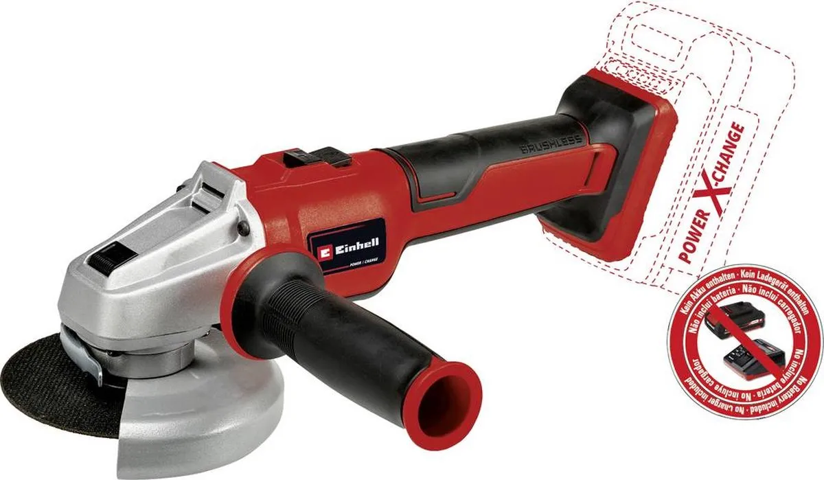 Einhell AXXIO 18/115 Q BL Li Haakse Slijper - Ø115mm - 8.500 t/min - afbeelding 6 van 6