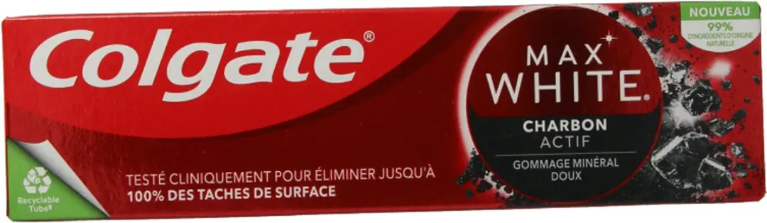 Colgate Max White Charcoal Tandpasta 75ml