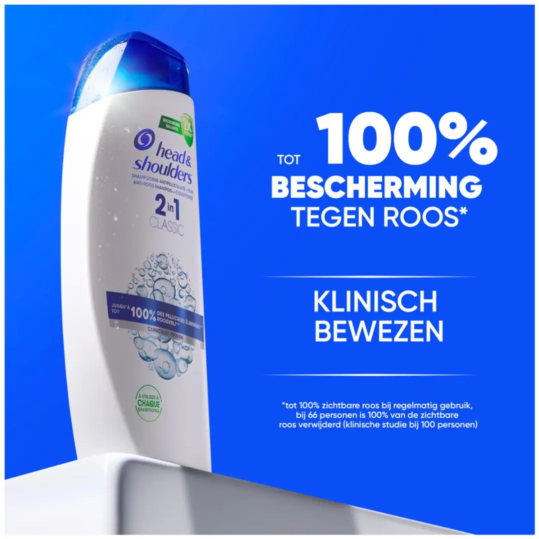 Head & Shoulders Classic Roosvrij Shampoo 2-in-1 - 800ml