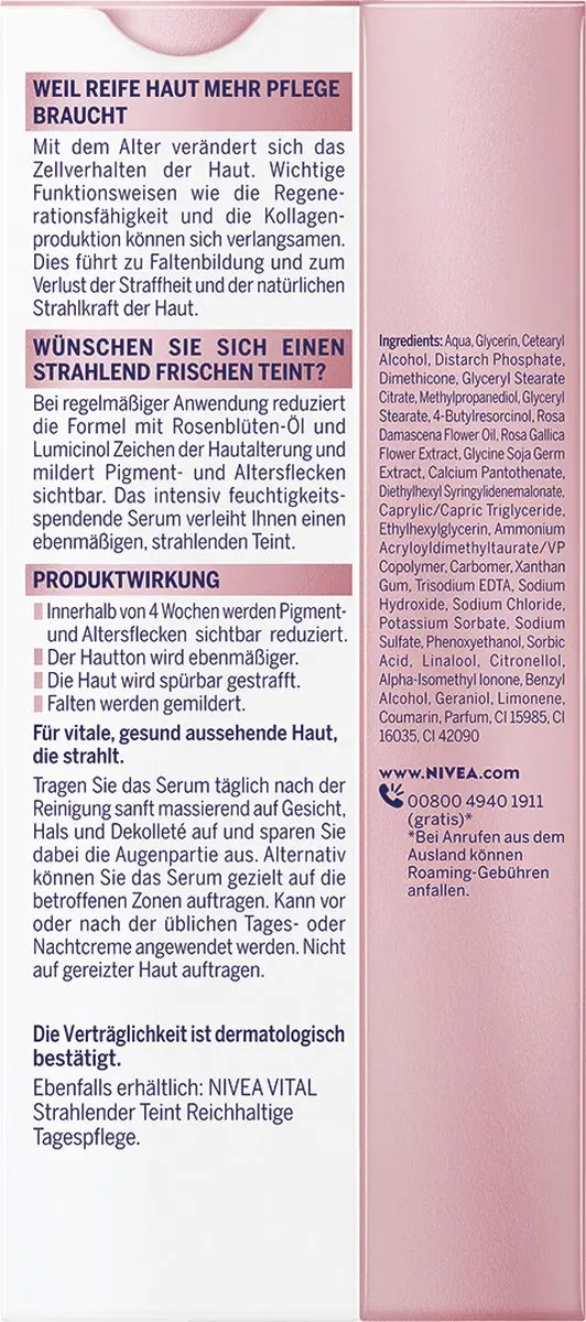 NIVEA Vital Gezichtsserum 40ml