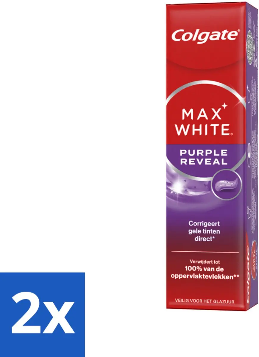 Colgate Max White Purple Reveal Tandpasta