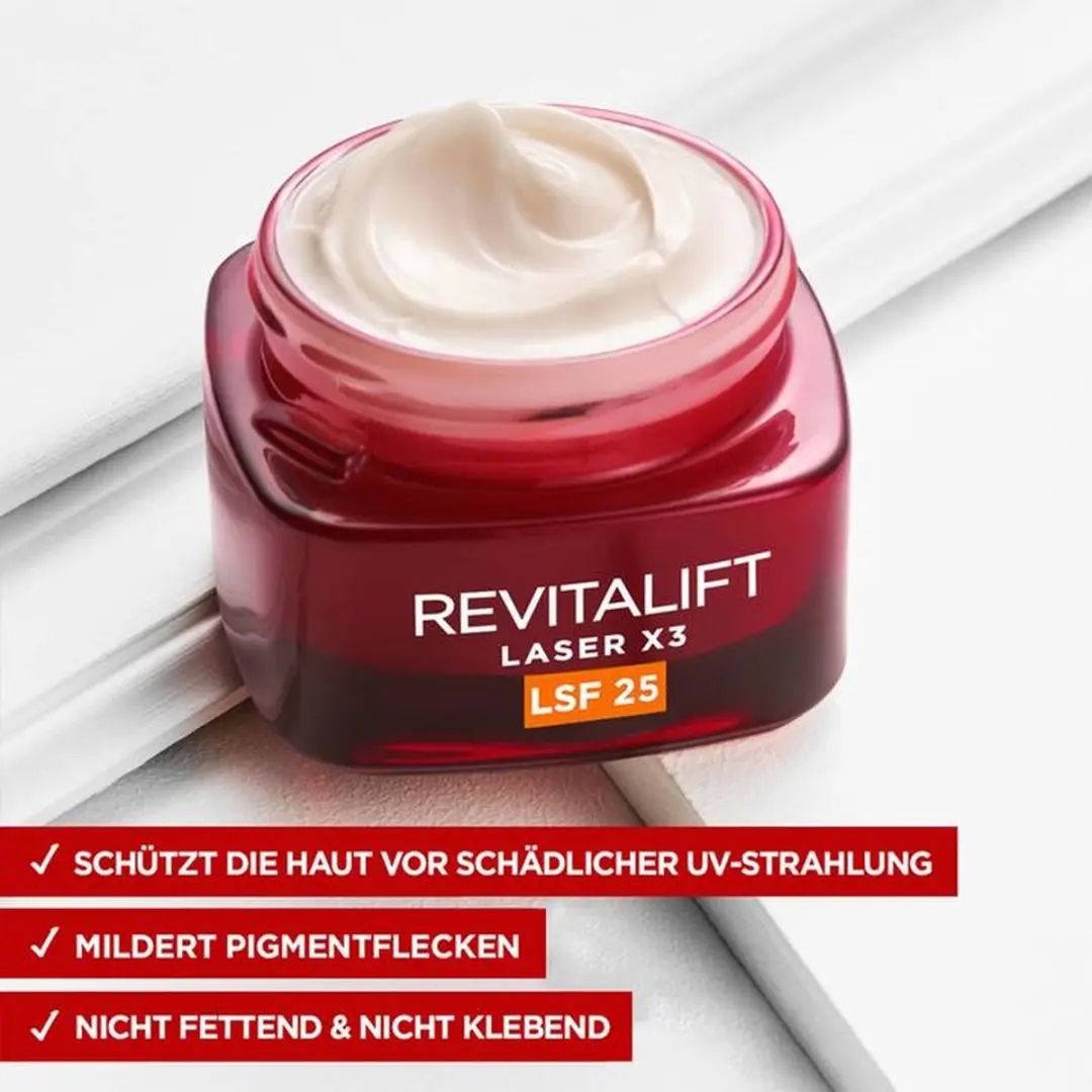L'Oréal Paris Revitalift Laser X3 Dagcrème LSF 25 - 50ml - afbeelding 4 van 6