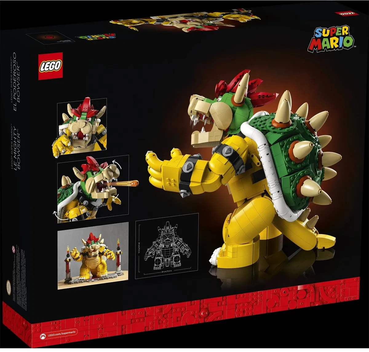 LEGO Super Mario De Machtige Bowser Bouwset 71411 - 2807 Stukken - afbeelding 6 van 6