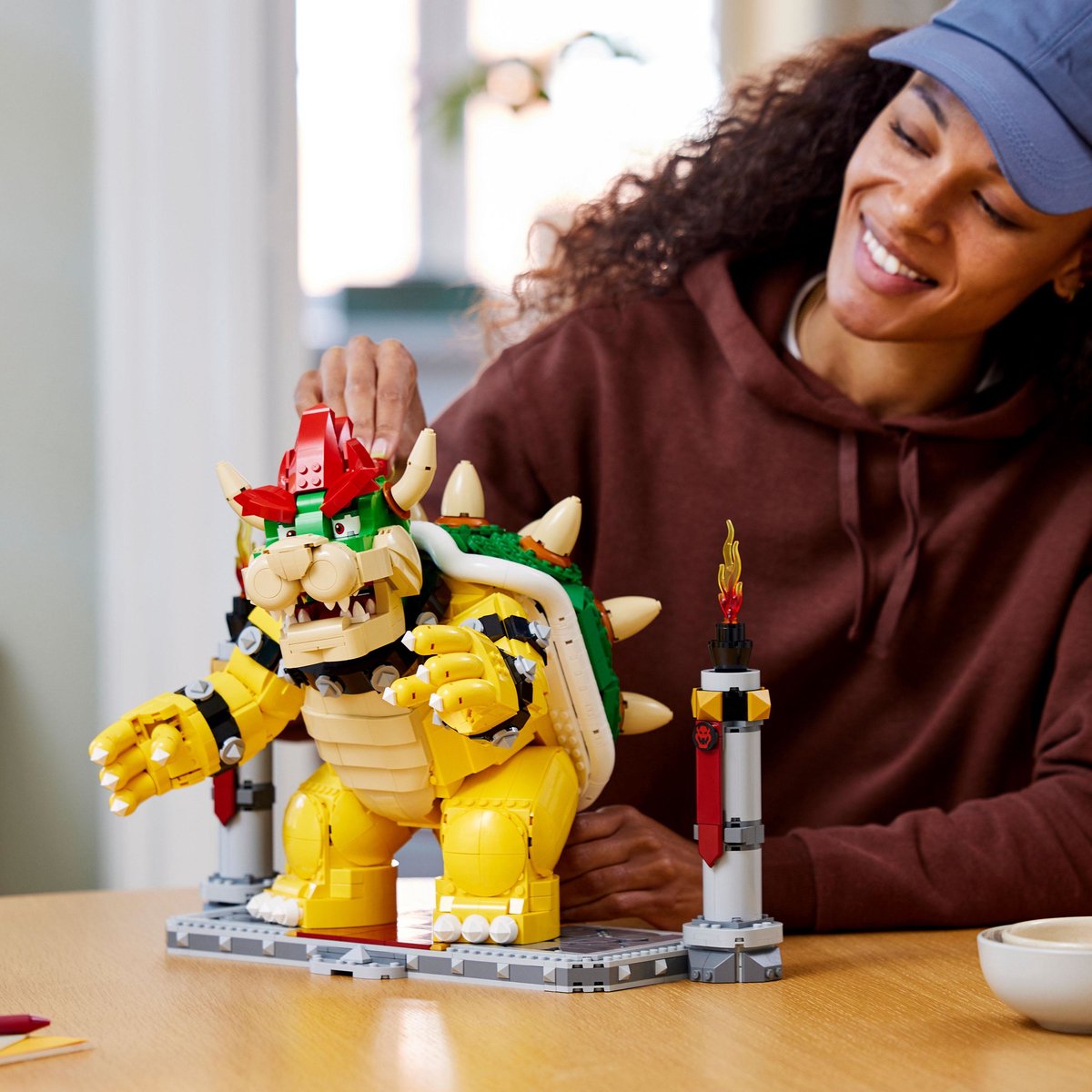LEGO Super Mario De machtige Bowser, Bouwbaar 3D Model, Verzamelitem & Cadeau Idee - 71411