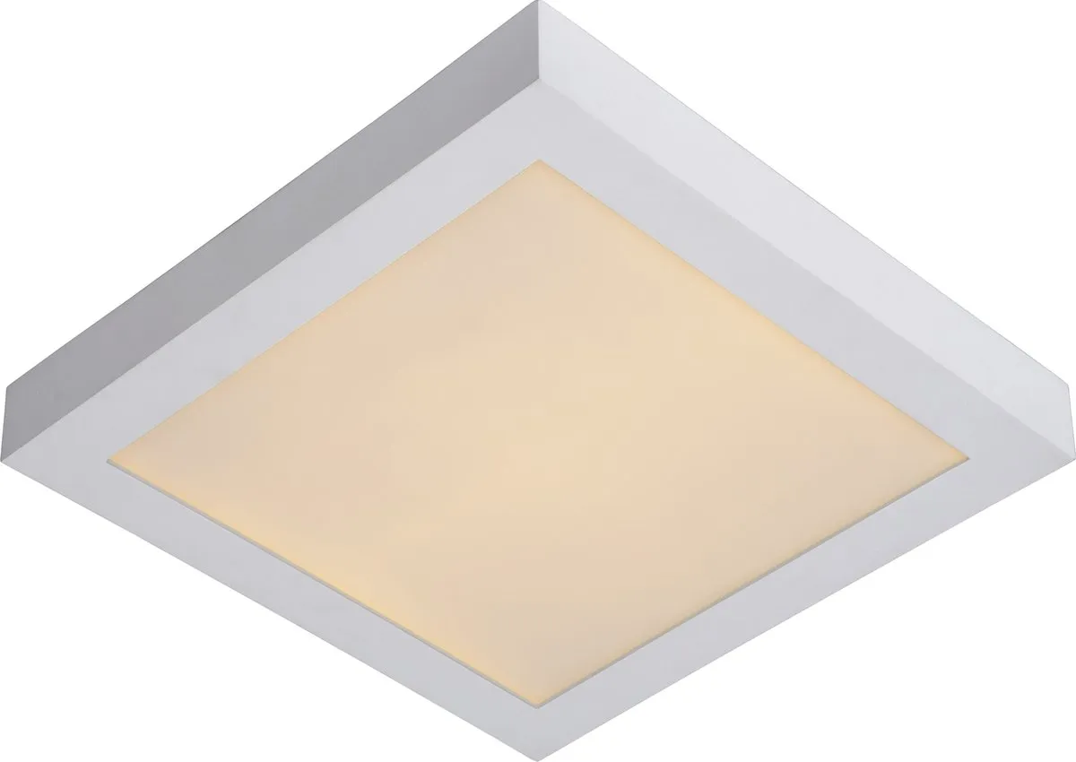 Lucide BRICE-LED Plafondlamp Badkamer - 30W 3000K IP44 - Wit