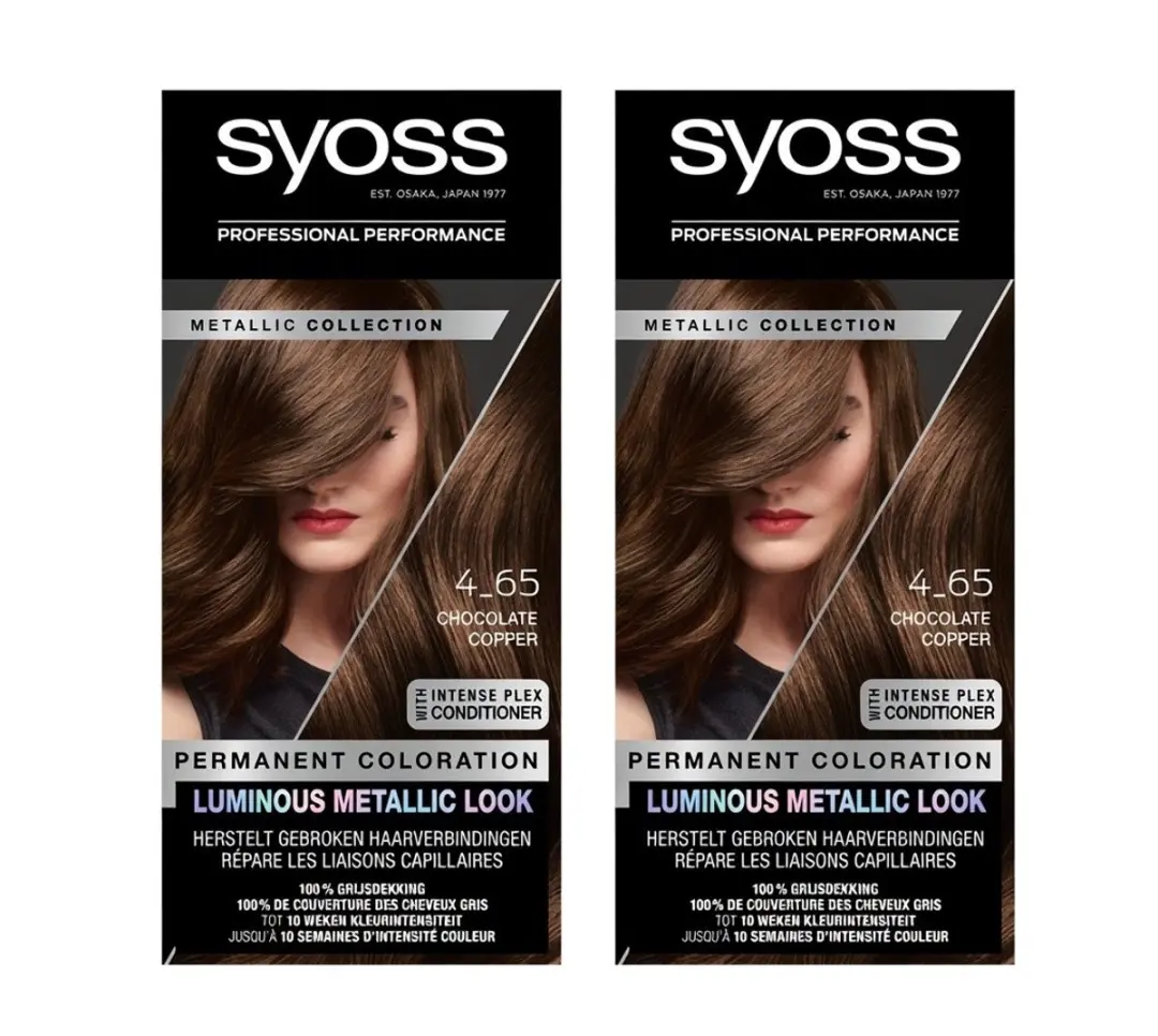 SYOSS Metallics 4-65 Permanente Haarverf