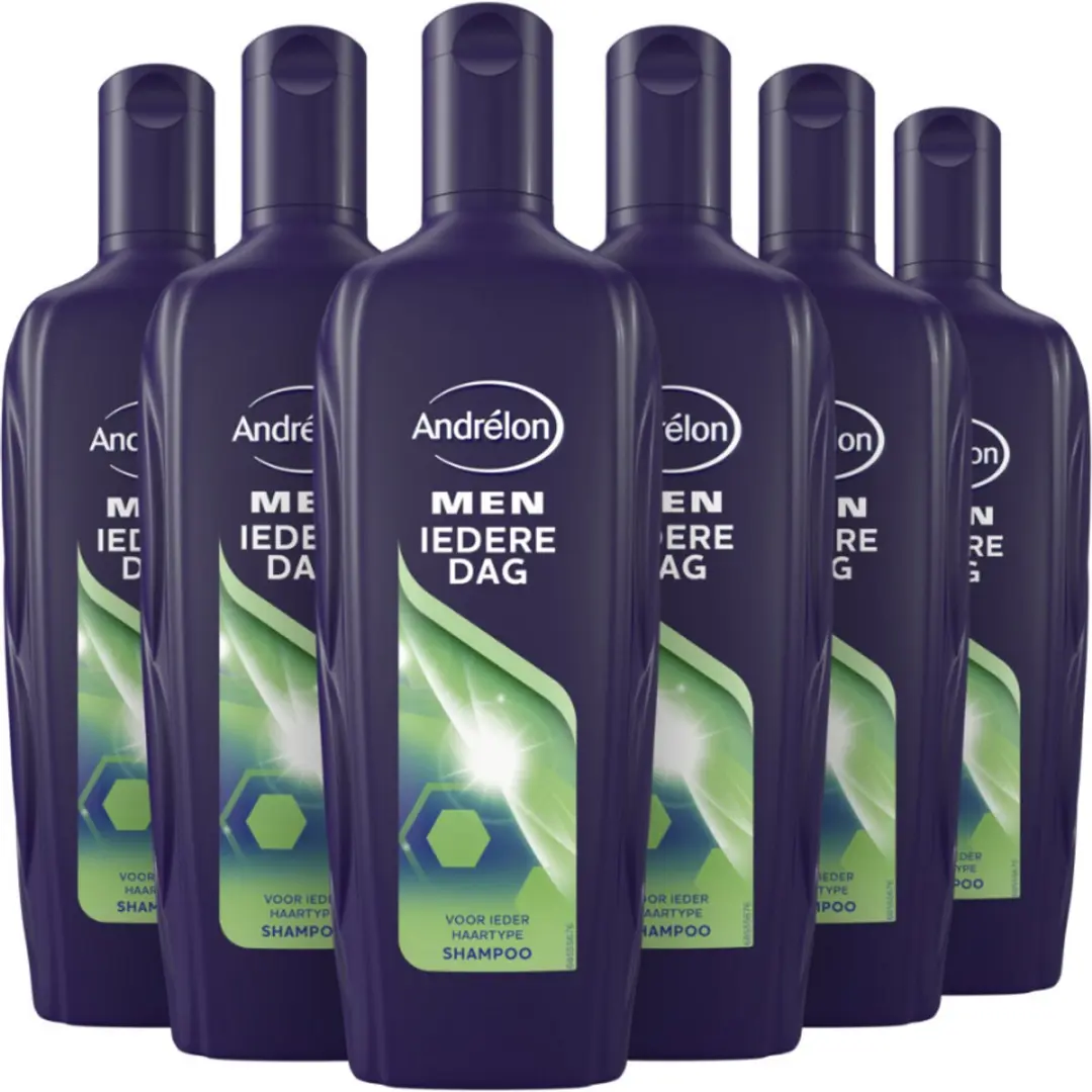 Andrélon Men Shampoo Voordeelverpakking 6x300ml