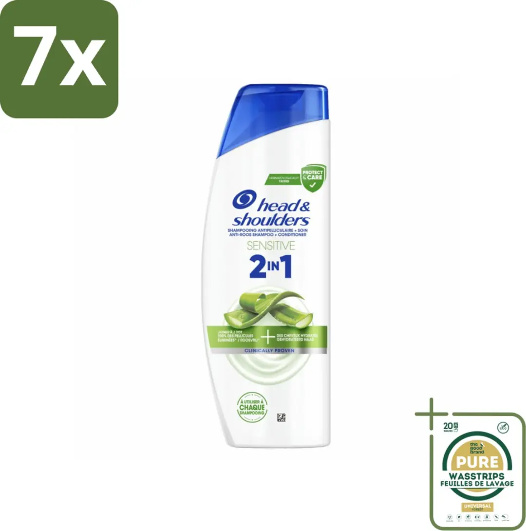 Head & Shoulders Sensitive 2-in-1 Shampoo 2100ml - 7x300ml