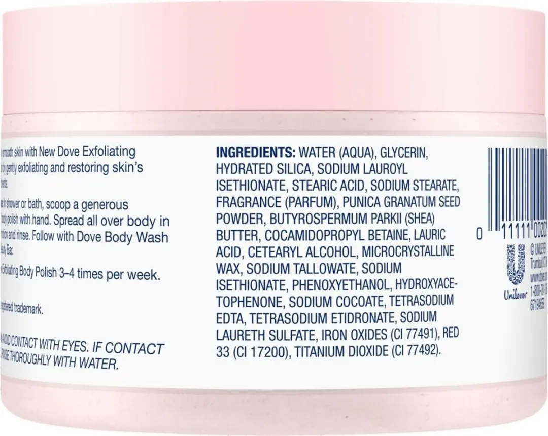 Dove Body Scrub Shea Butter 225ml