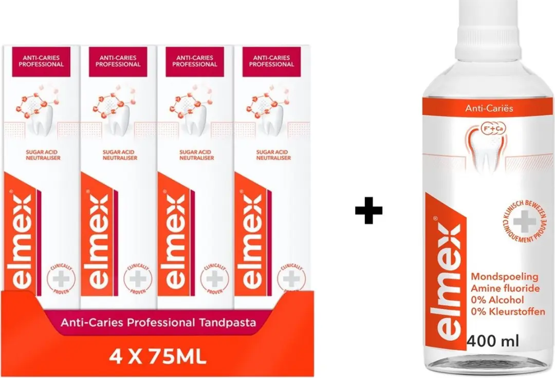 Elmex Anti-Cariës Tandpasta & Mondspoeling