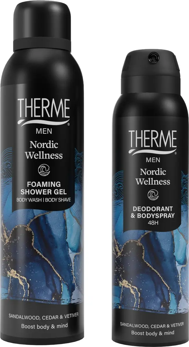 Therme Men Nordic Wellness Classic Geschenkset - 2 Stuks