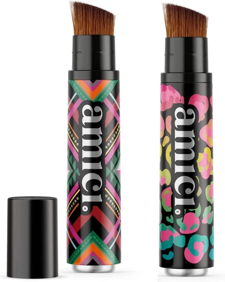 AMICI Cosmetics Refillable Brush Combi Magic Pink