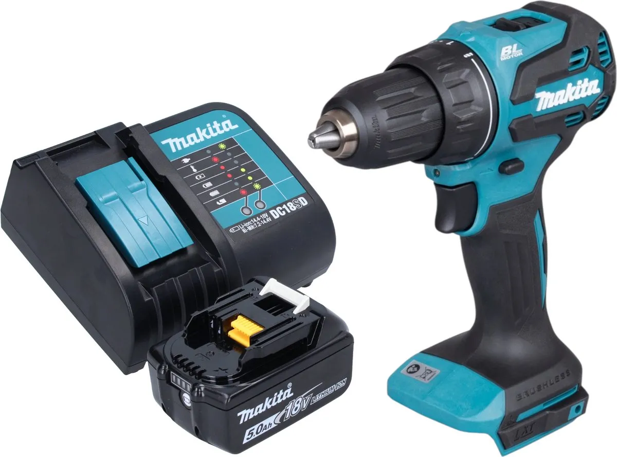Makita DDF490ST1 Accuschroefboormachine 18V 65Nm