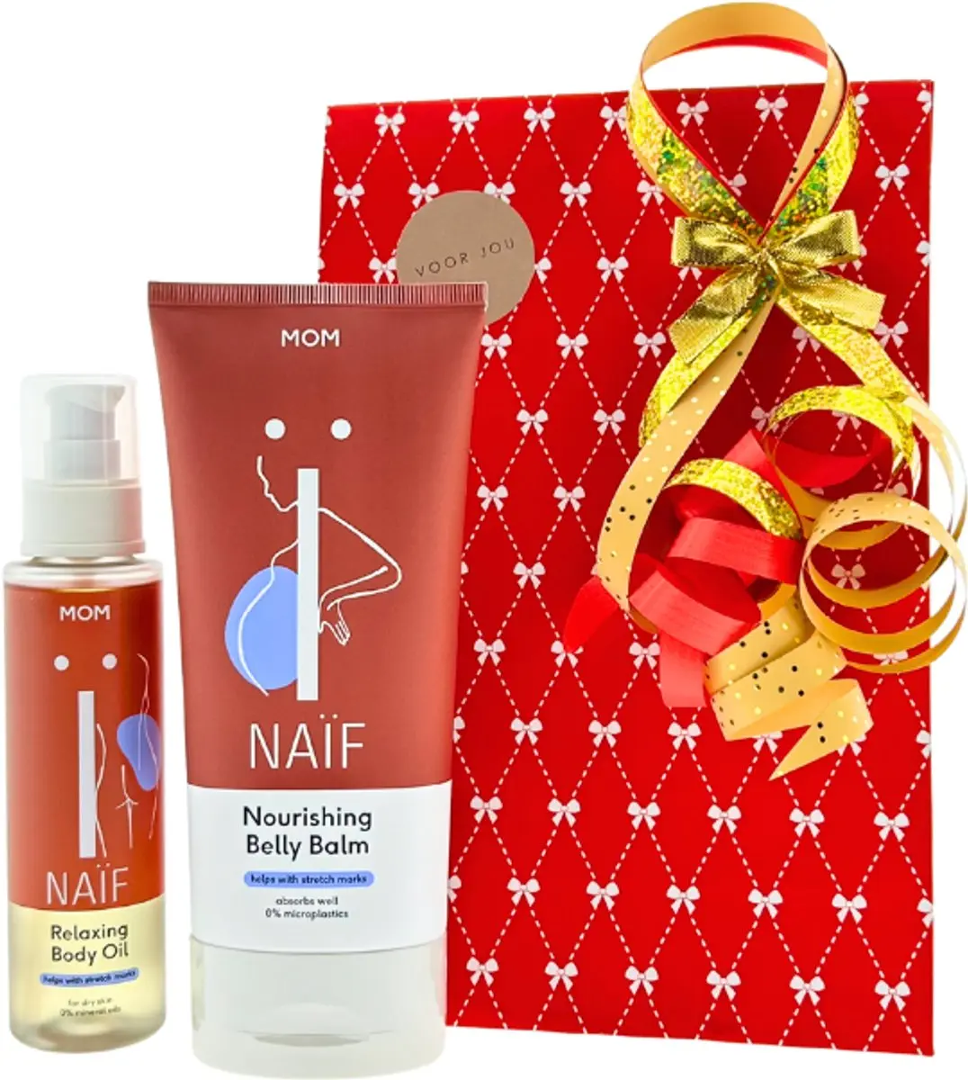 Naïf Mom Compleet - Body Oil 100ml & Buikbalsem 150ml