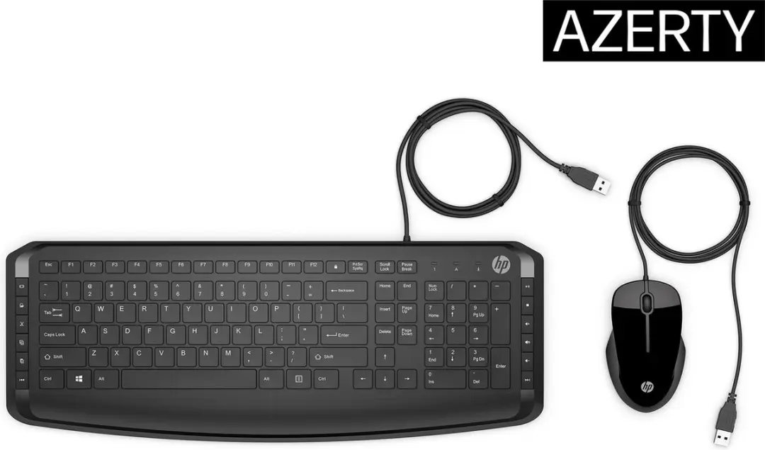 HP Pavilion 200 Bedraad Toetsenbord & Muis Combo AZERTY