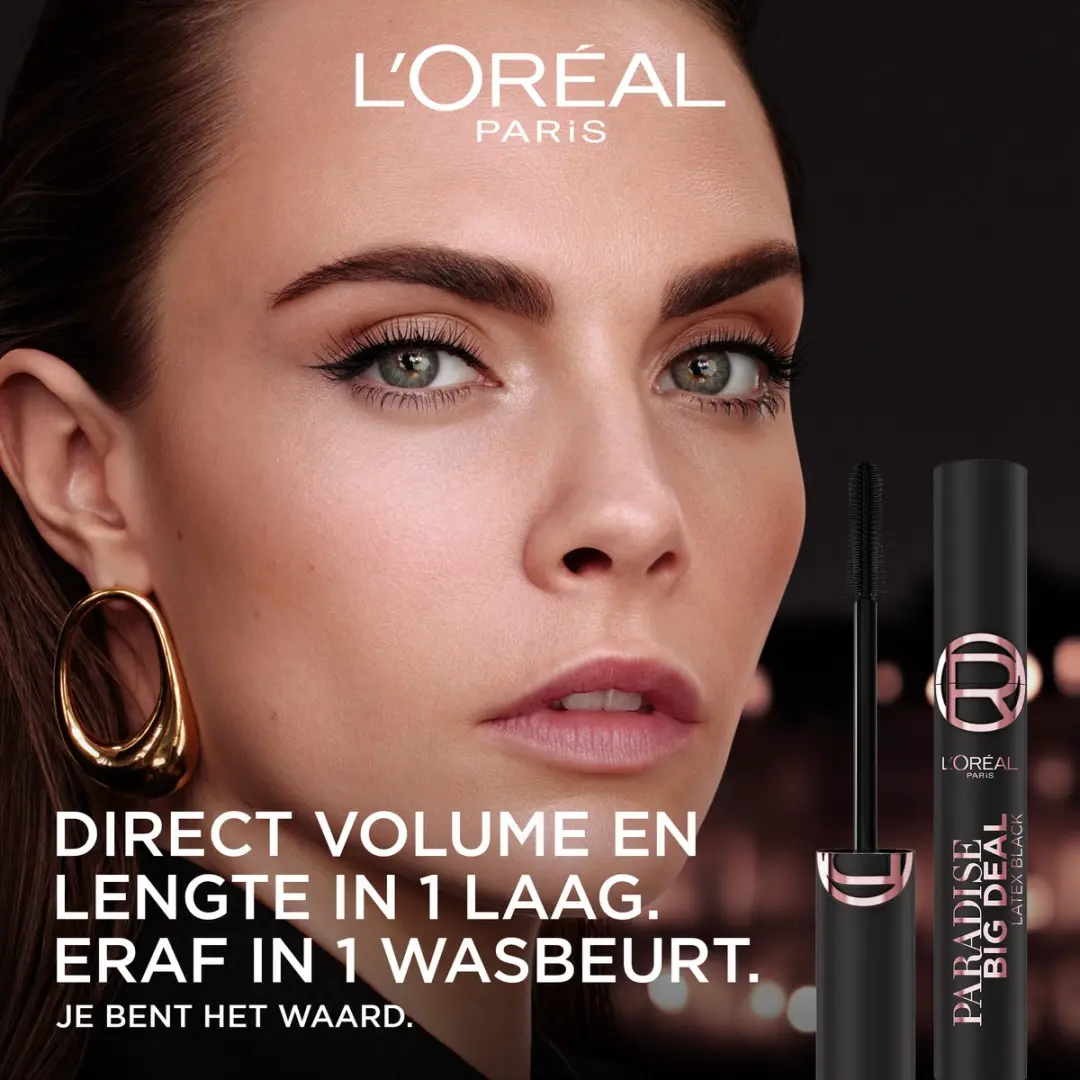 L'Oréal Paris Paradise Mascara Zwart - 9.9ml - afbeelding 6 van 6