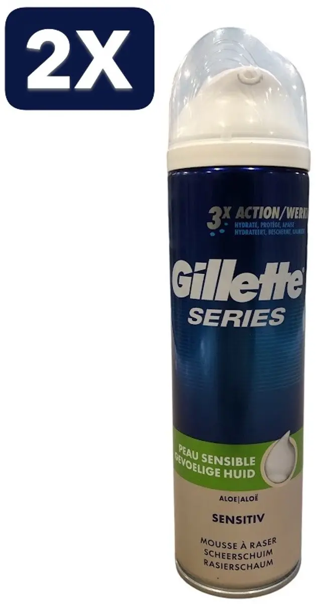 Gillette Series Scheerschuim Gevoelige Huid 500ml