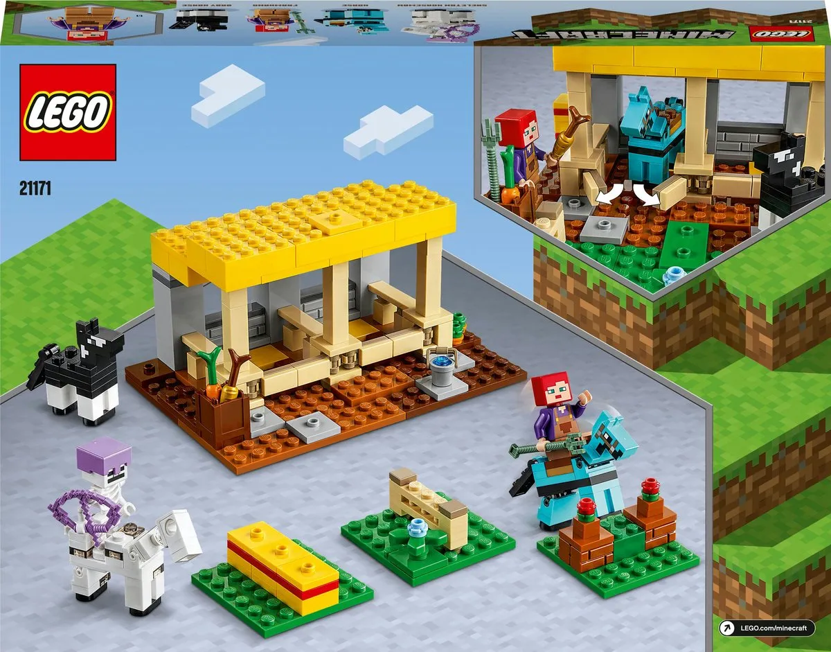 LEGO Minecraft De Paardenstal 21171 - Multikleur