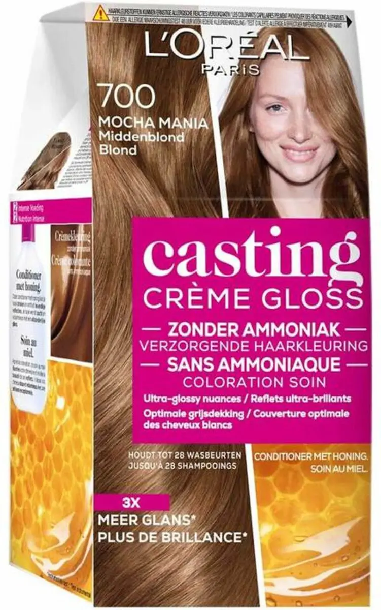L'Oréal Paris Casting Crème Gloss 700 Middenblond - 2 Stuks - afbeelding 6 van 6