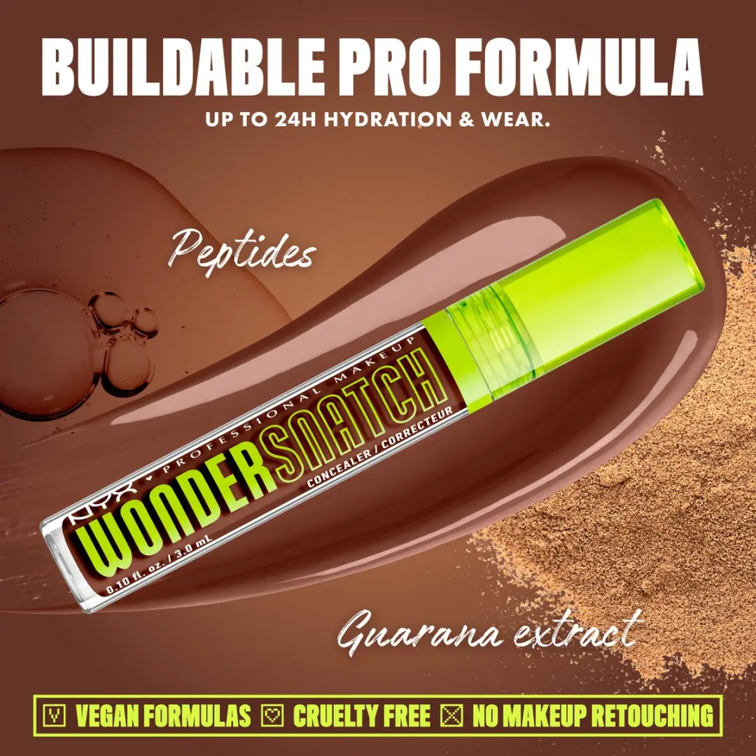 NYX Wonder Snatch Concealer Deep Walnut - 3ml
