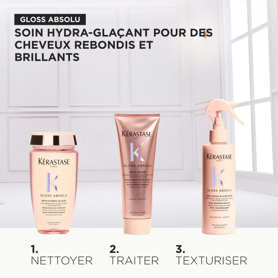 Kerastase Paris Gloss Absolu Coffret Lang Haar - 5 Stuks