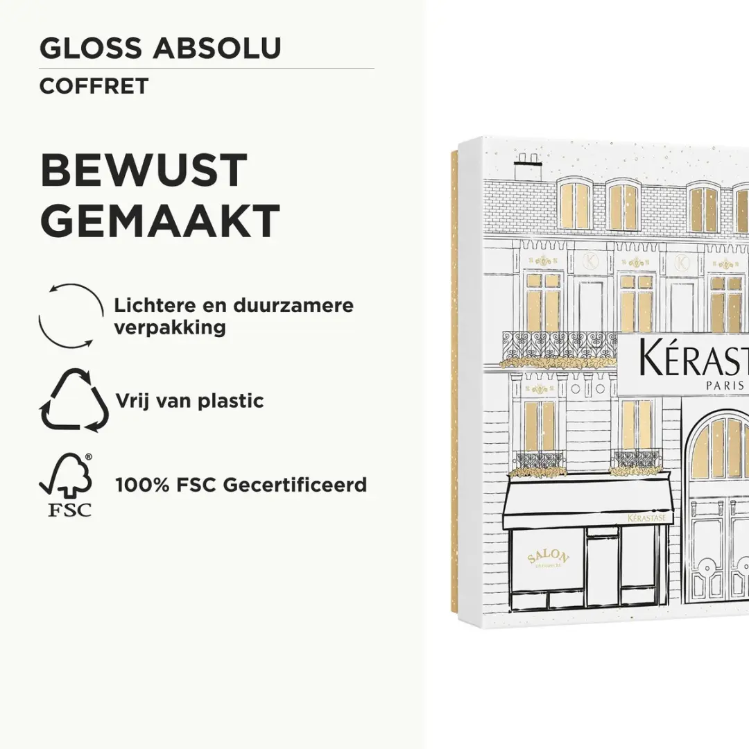 Kerastase Paris Gloss Absolu Coffret Lang Haar - 5 Stuks