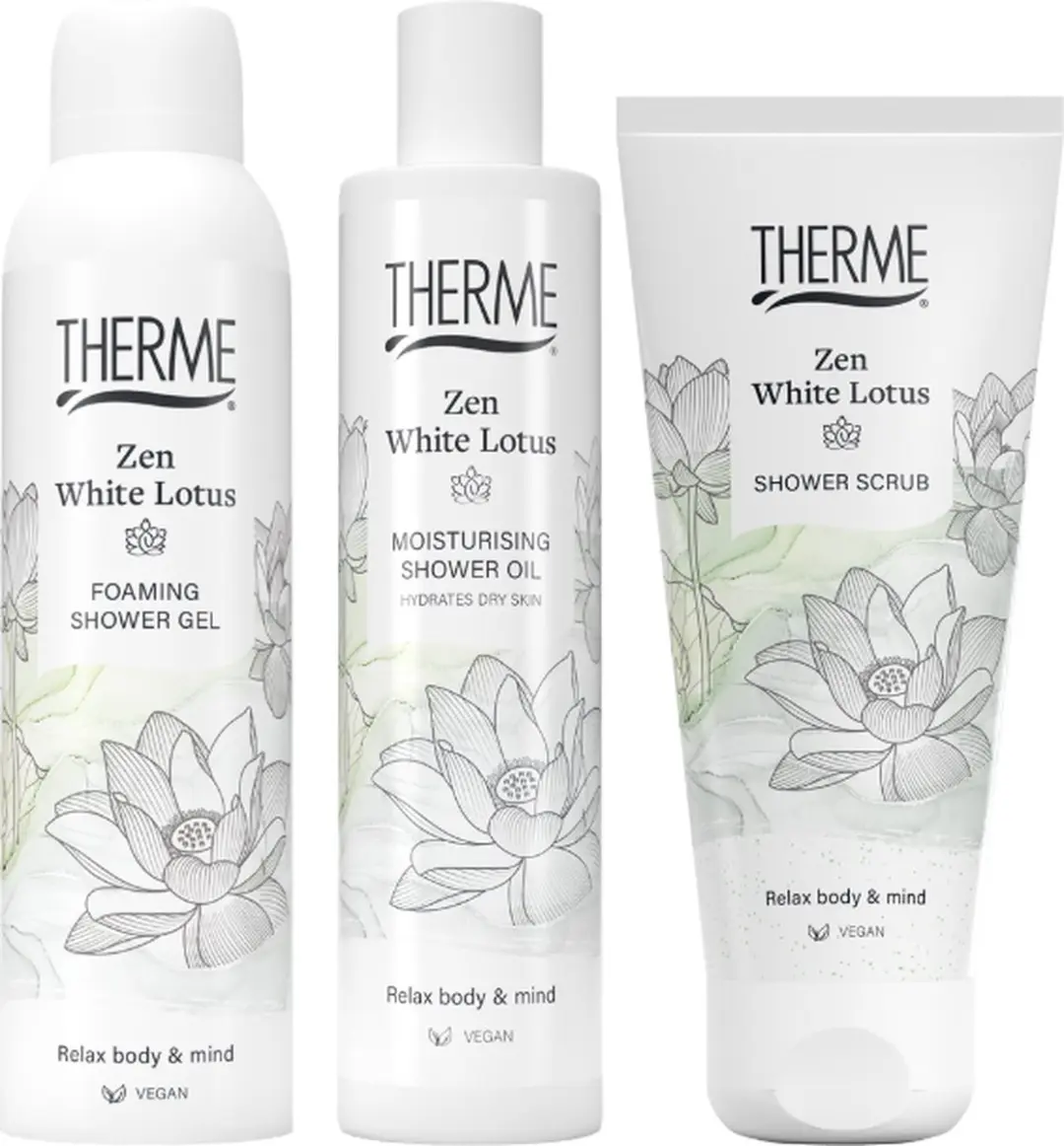 Therme Zen White Lotus Douche Set