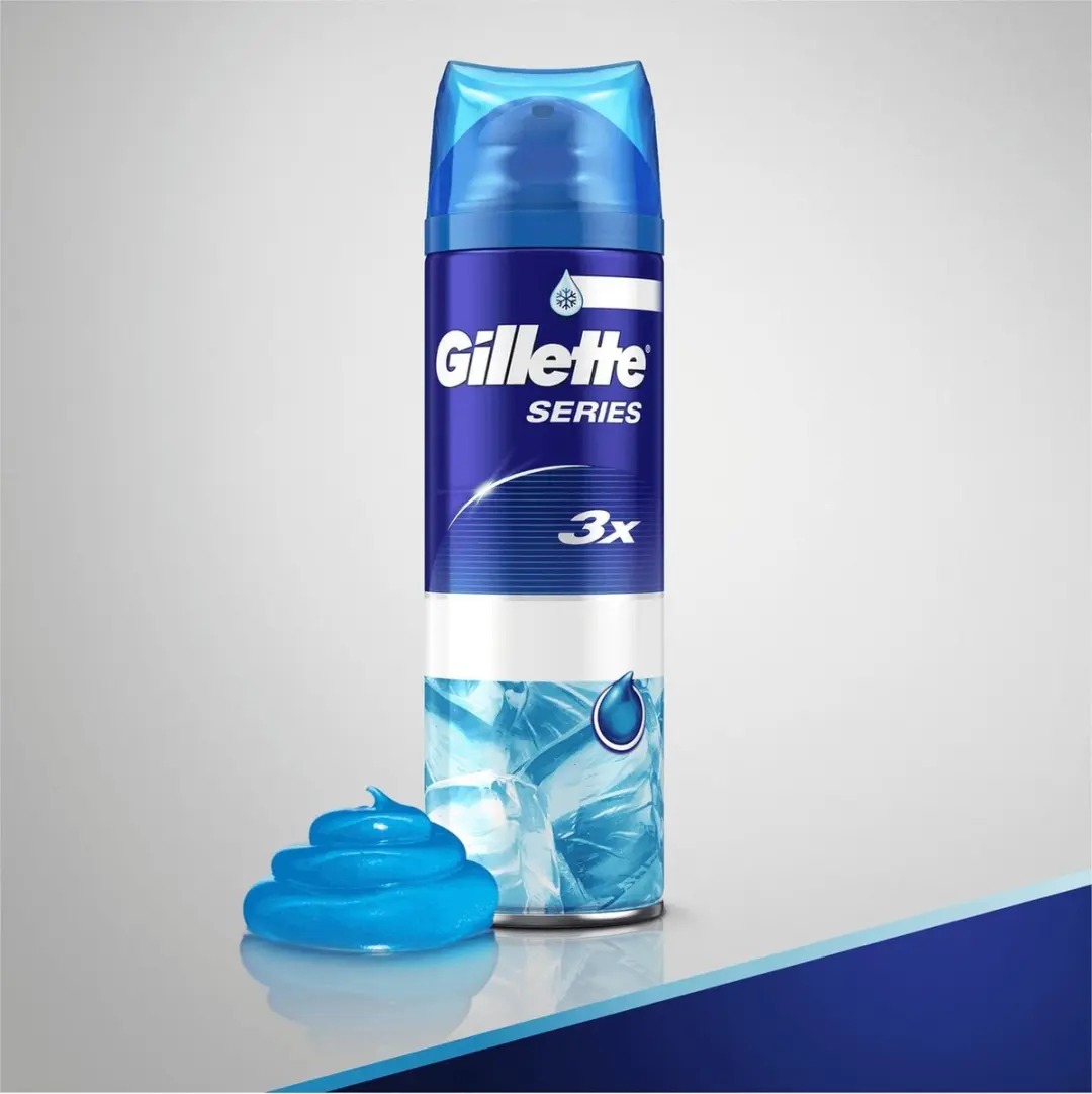 Gillette Series Sensitive Cool Scheergel 200ml - 1200ml (6x200ml)