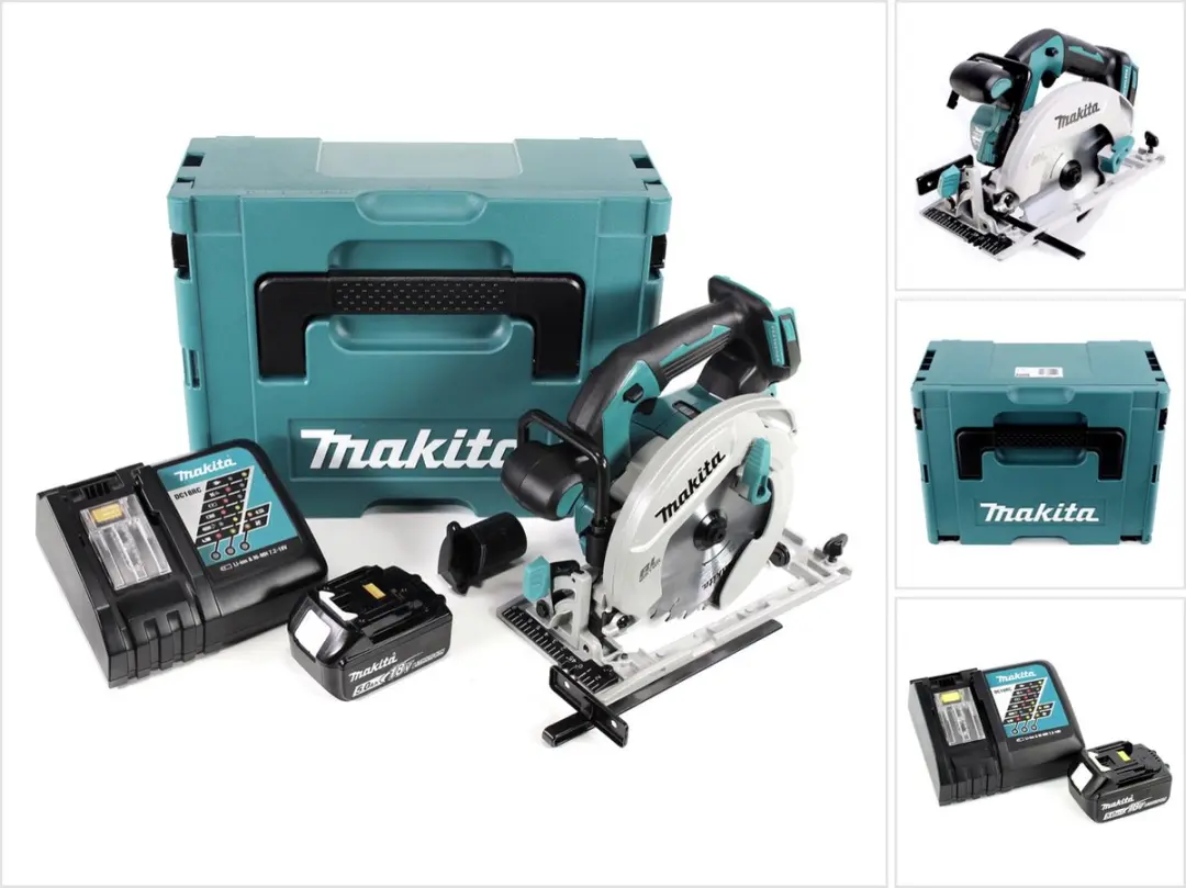 Makita DHS 680 RT1J Accu-handcirkelzaag 18V 165mm