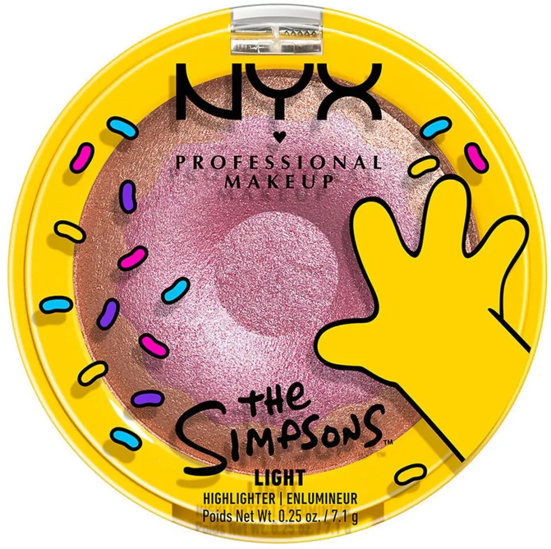 NYX The Simpsons Make-up Set - 8 Stuks - Geel