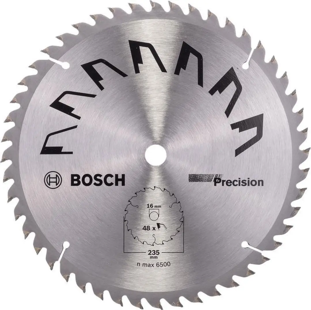 Bosch Cirkelzaagblad Precisie 235mm T48 - 16mm As