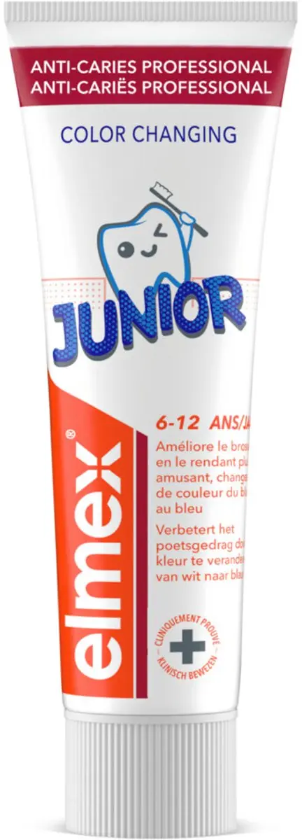 Elmex Junior Tandpasta Colour Changing 75ml