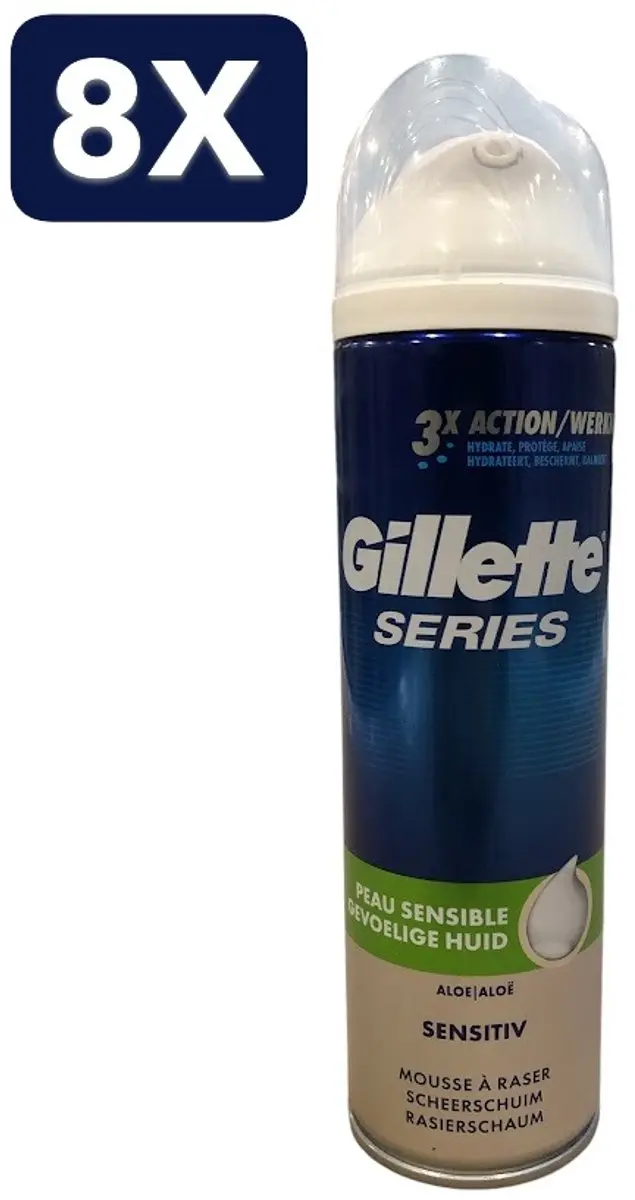 Gillette Series Scheerschuim Gevoelige Huid 2000ml