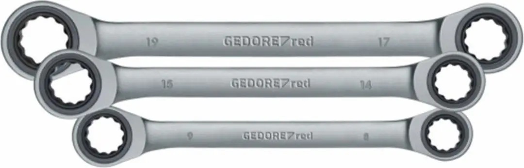 Gedore RED R07405006 Ring-/steekratelsleutelset 6-delig
